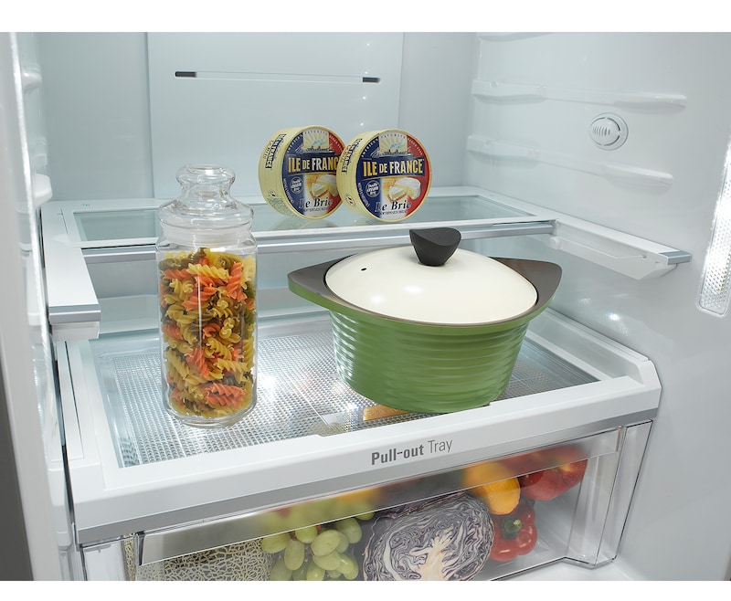 LG Extrabreite Kühl-Gefrierkombination mit, Wasserspender und Smart Diagnosis, GBF548NSDZB