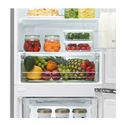 LG Kühl- Gefrierkombinationen mit 343 Litern  mit Total No Frost und Smart Diagnosis™, GBP20SACFS
