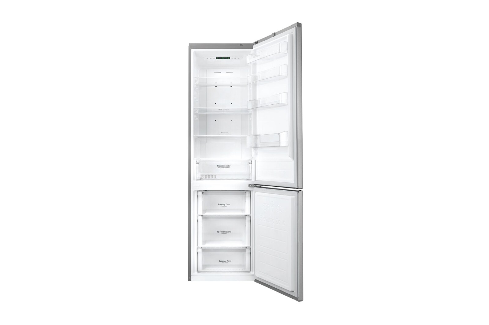 LG Kühl- Gefrierkombinationen mit 343 Litern  mit Total No Frost und Smart Diagnosis™, GBP20SACFS