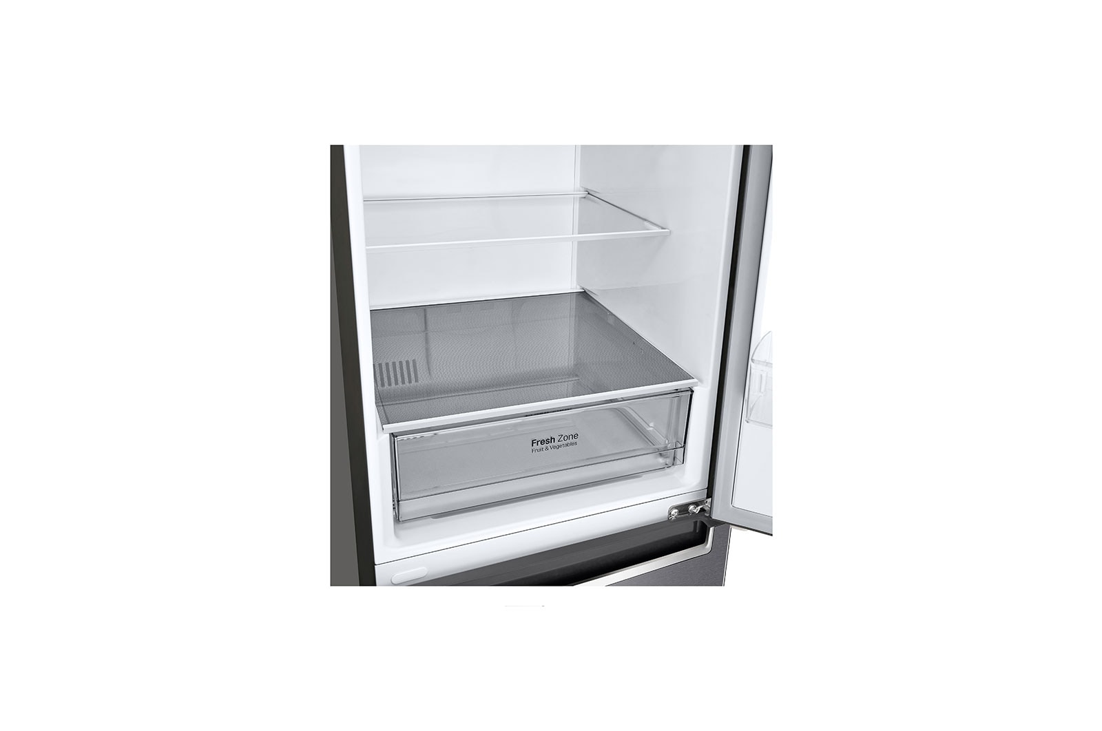 LG Kühl-Gefrierkombination | 384 Liter Nutzinhalt | Energieeffizienzklasse E | Dark Graphite | 203 cm | Smart Inverter Compressor® | GBP32DSLZN, GBP32DSLZN
