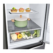 LG Kühl-Gefrierkombination | 384 Liter Nutzinhalt | Energieeffizienzklasse E | Dark Graphite | 203 cm | Smart Inverter Compressor® | GBP32DSLZN, GBP32DSLZN