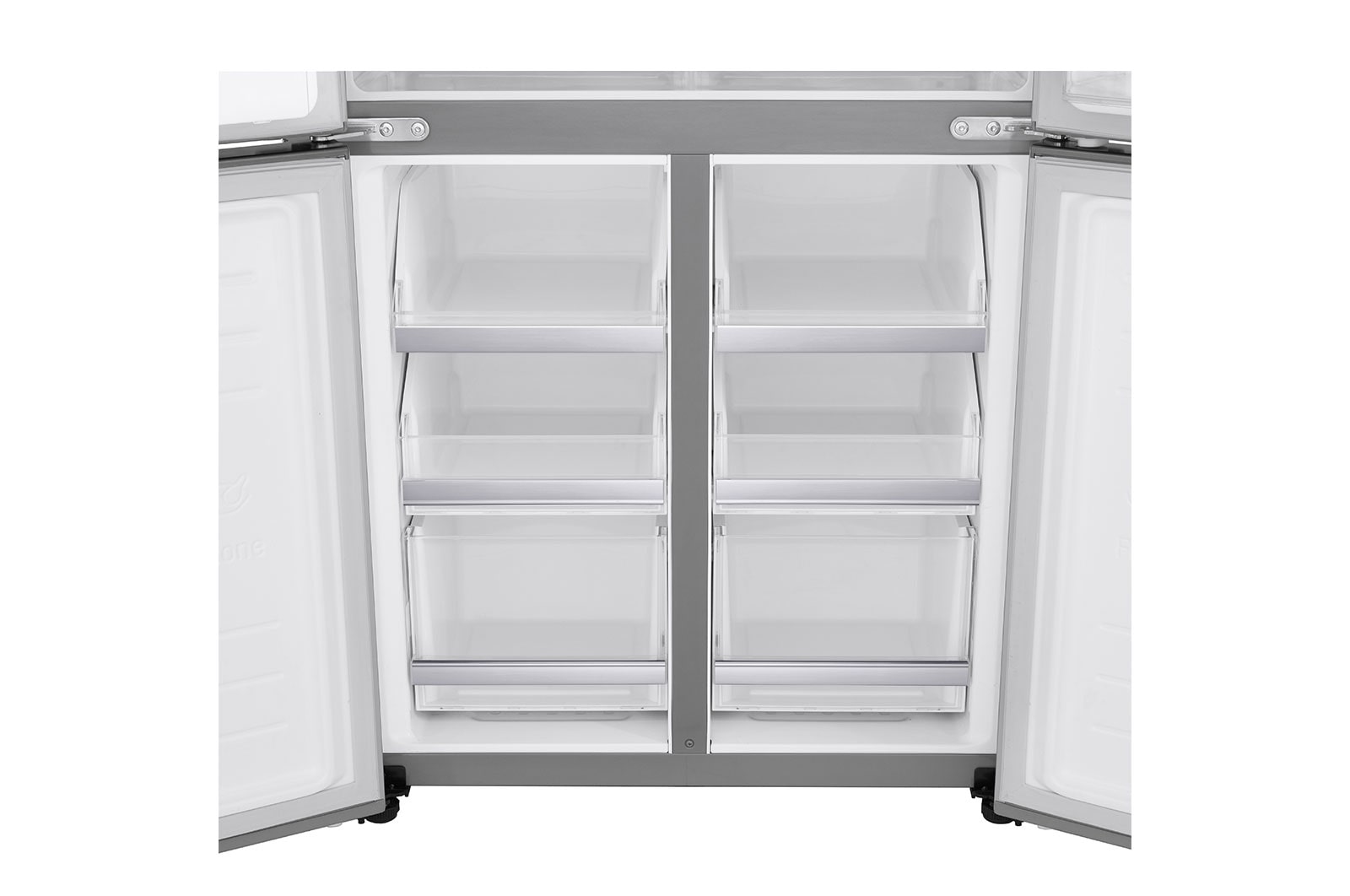 LG Multi-Door mit Eis-, Crushed Ice- und Wasserspender | 506 Liter Kapazität | Energieeffizienzklasse E |  Festwasseranschluss | Steel | GML844PZKZ, GML844PZKZ