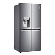 LG Multi-Door mit Eis-, Crushed Ice- und Wasserspender | 506 Liter Kapazität | Energieeffizienzklasse E |  Festwasseranschluss | Steel | GML844PZKZ, GML844PZKZ