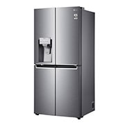 LG Multi-Door mit Eis-, Crushed Ice- und Wasserspender | 506 Liter Kapazität | Energieeffizienzklasse E |  Festwasseranschluss | Steel | GML844PZKZ, GML844PZKZ