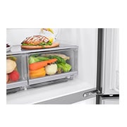 LG Multi-Door mit Eis-, Crushed Ice- und Wasserspender | 506 Liter Kapazität | Energieeffizienzklasse E |  Festwasseranschluss | Steel | GML844PZKZ, GML844PZKZ