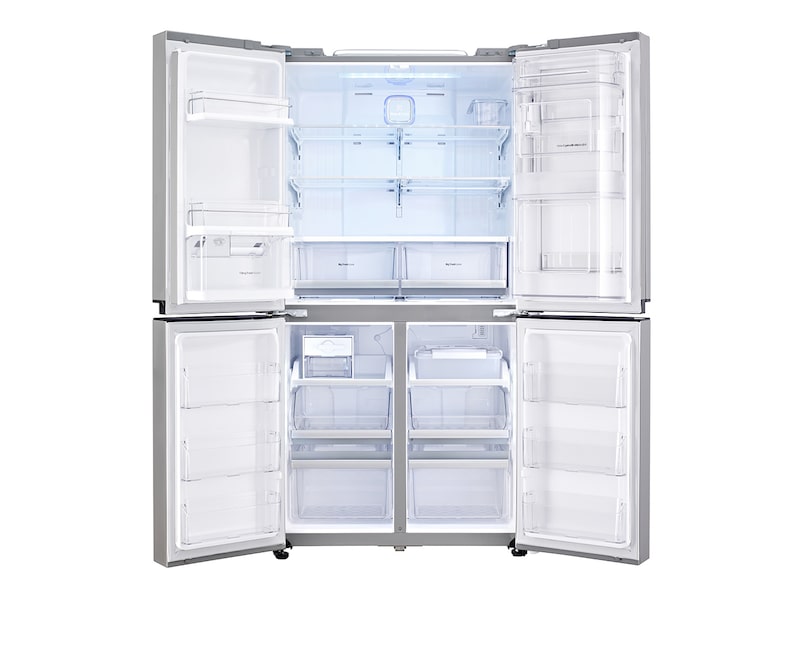 LG Multi Door Kühlgerät mit 601 Litern Nutzinhalt und Smart Eco Door, GMM916NSHV