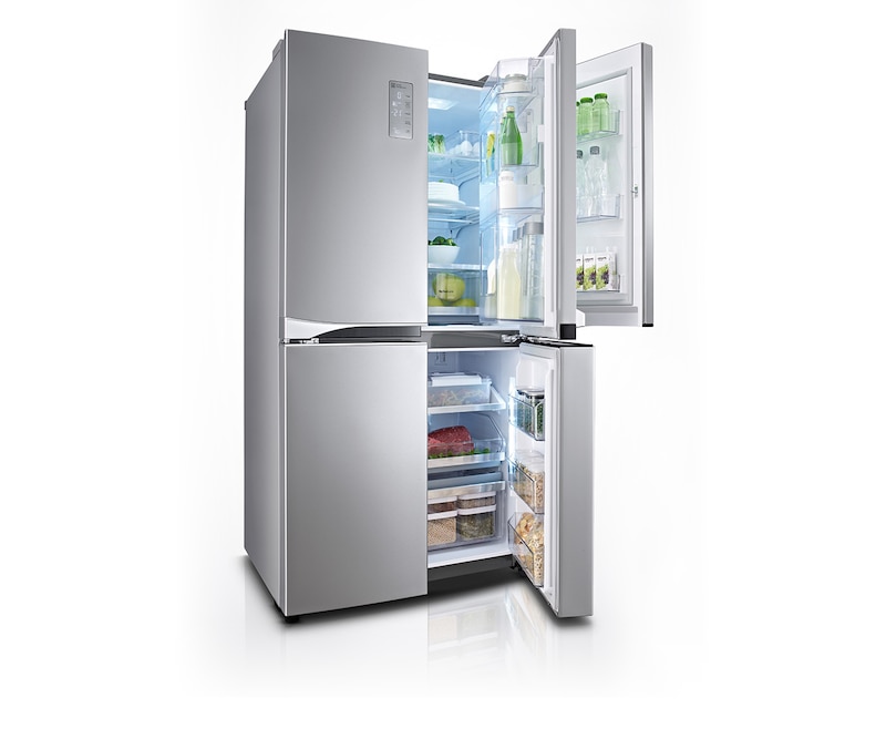 LG Multi Door Kühlgerät mit 601 Litern Nutzinhalt und Smart Eco Door, GMM916NSHV