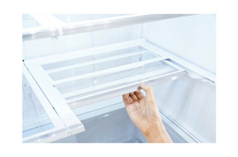 LG Multi Door Kühlgerät mit 601 Litern Nutzinhalt, A++ und Smart Eco Door, GMM916NSHZ