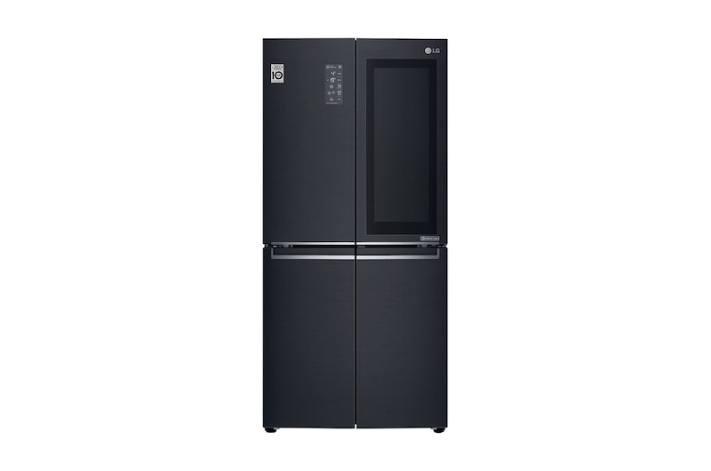 LG Multi-Door mit InstaView Door-in-Door ®  |​ ​Eis-, Crushed Ice- und Wasserspender ​ ​| ​530​ Liter Kapazität | Energieeffizienzklasse ​F​ | ​​Matte Black Steel​ ​| GMQ844MCKV, GMQ844MCKV