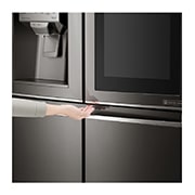 LG ZWEIMAL KLOPFEN & HINEINSEHEN ohne KÄLTE ZU VERLIEREN | Energieeffizienzklasse* A+, GMX936SBHV