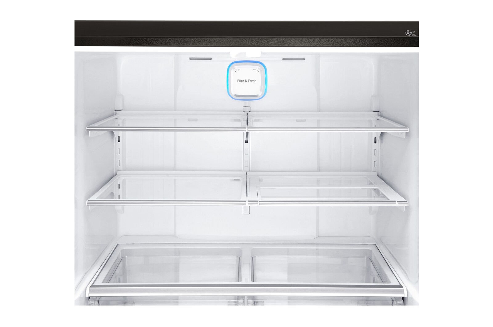 LG ZWEIMAL KLOPFEN & HINEINSEHEN ohne KÄLTE ZU VERLIEREN | Energieeffizienzklasse* A+, GMX936SBHV