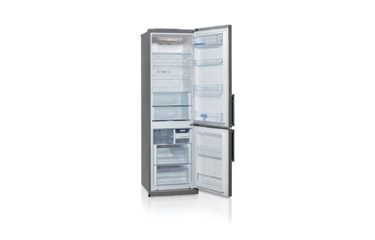 LG Kühl-Gefrierkombination im schicken Edelstahl-Design mit Energieeffizienzklasse A+, GR-B459BNFW