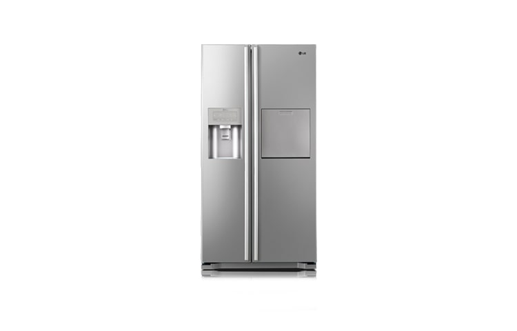 Vorderseite von LG SIDE-BY-SIDE MIT EDLEM DESIGN UND MAXIMALER FLEXIBILITÄT. ZUSÄTZLICHER KOMFORT DANK FRISCHE-FEATURES WIE FRESH 0 ZONE. GS5162PVLV