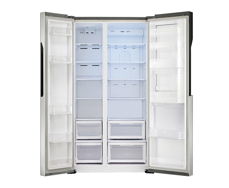 LG Side-by-Side mit modernem Design trifft Effizienz und den vollen Komfort von Door-in-Door TM , GS9366PZQZM