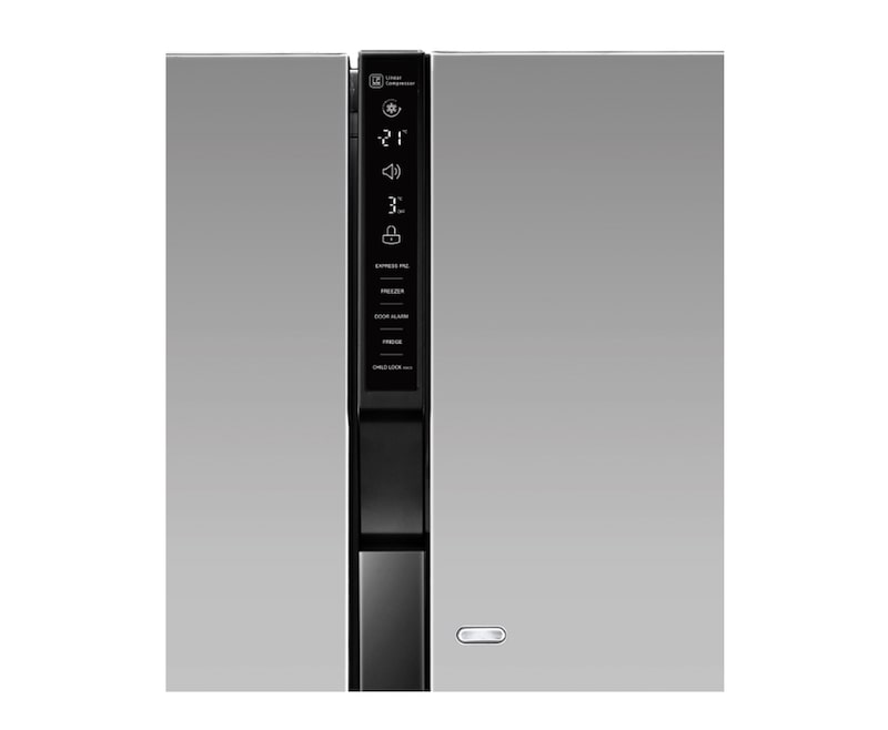 LG Side-by-Side mit modernem Design trifft Effizienz und den vollen Komfort von Door-in-Door TM , GS9366PZQZM