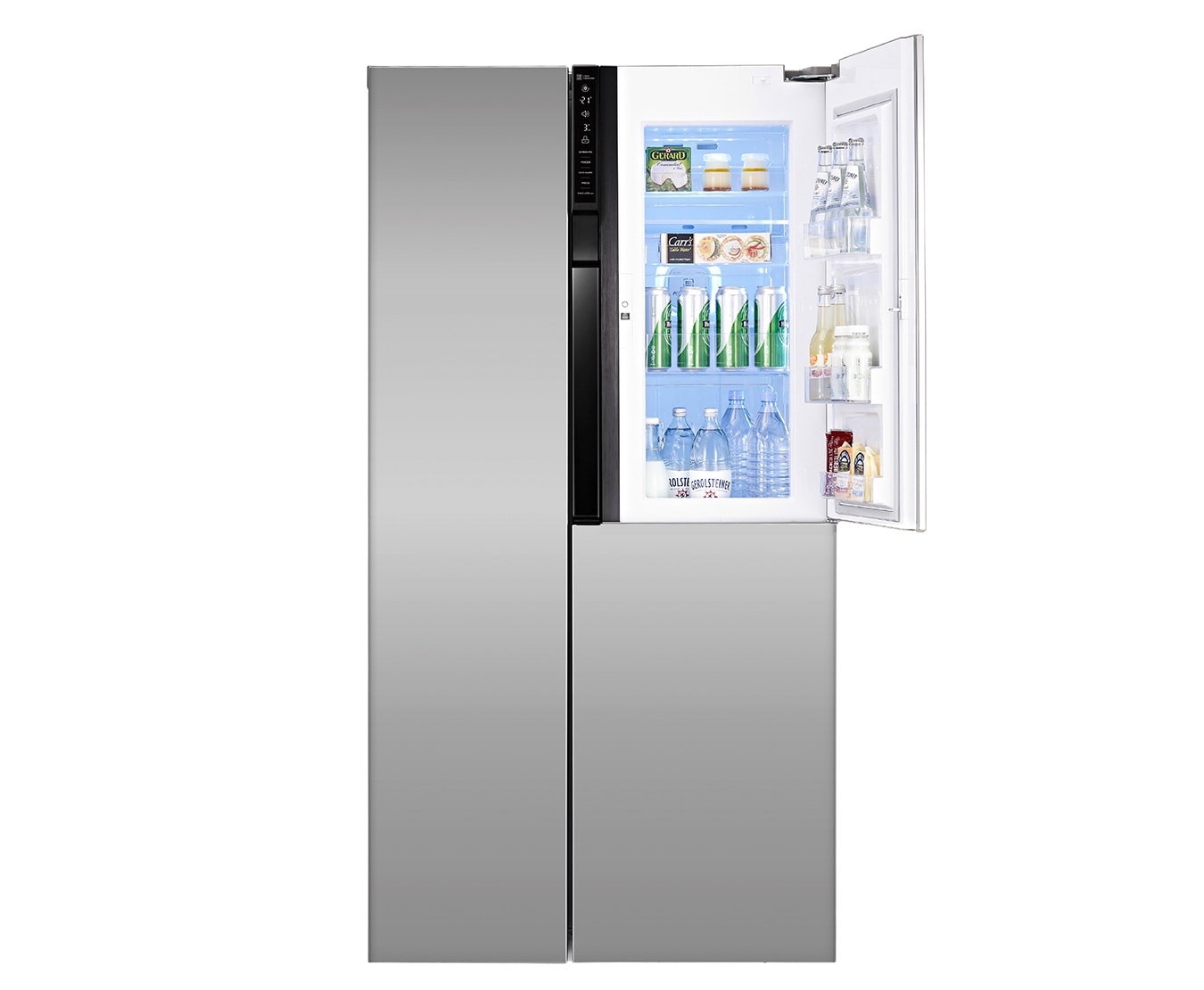 LG Side-by-Side mit modernem Design trifft Effizienz und den vollen Komfort von Door-in-Door TM , GS9366PZQZM