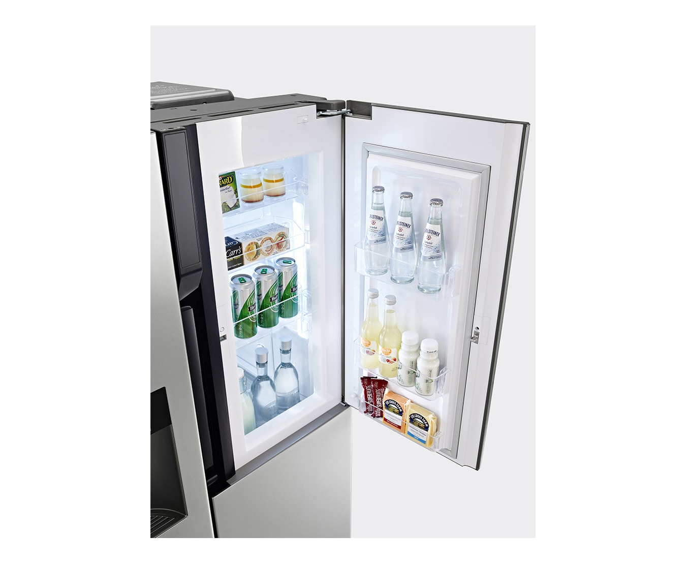 LG Side-by-Side mit modernem Design trifft Effizienz und den vollen Komfort von Door-in-Door TM , GS9366PZQZM