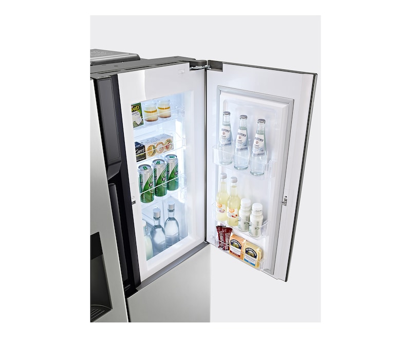 LG Side-by-Side mit modernem Design trifft Effizienz und den vollen Komfort von Door-in-Door TM , GS9366PZQZM