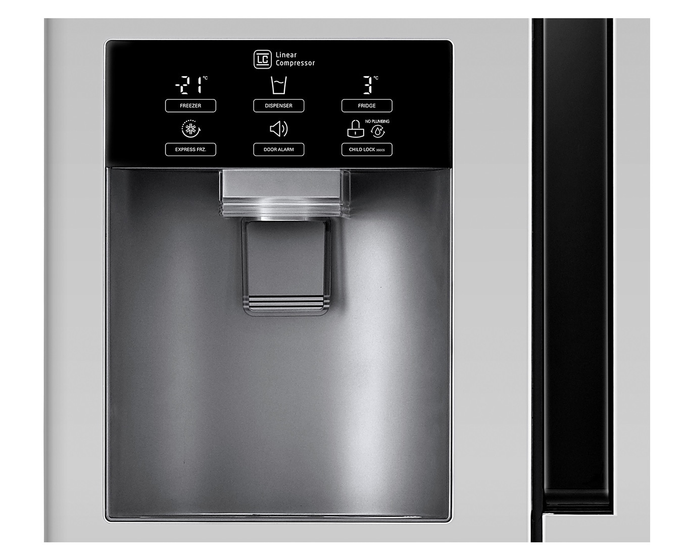 LG Side-by-Side mit modernem Design trifft Effizienz und Komfort, GS9366PZYZL