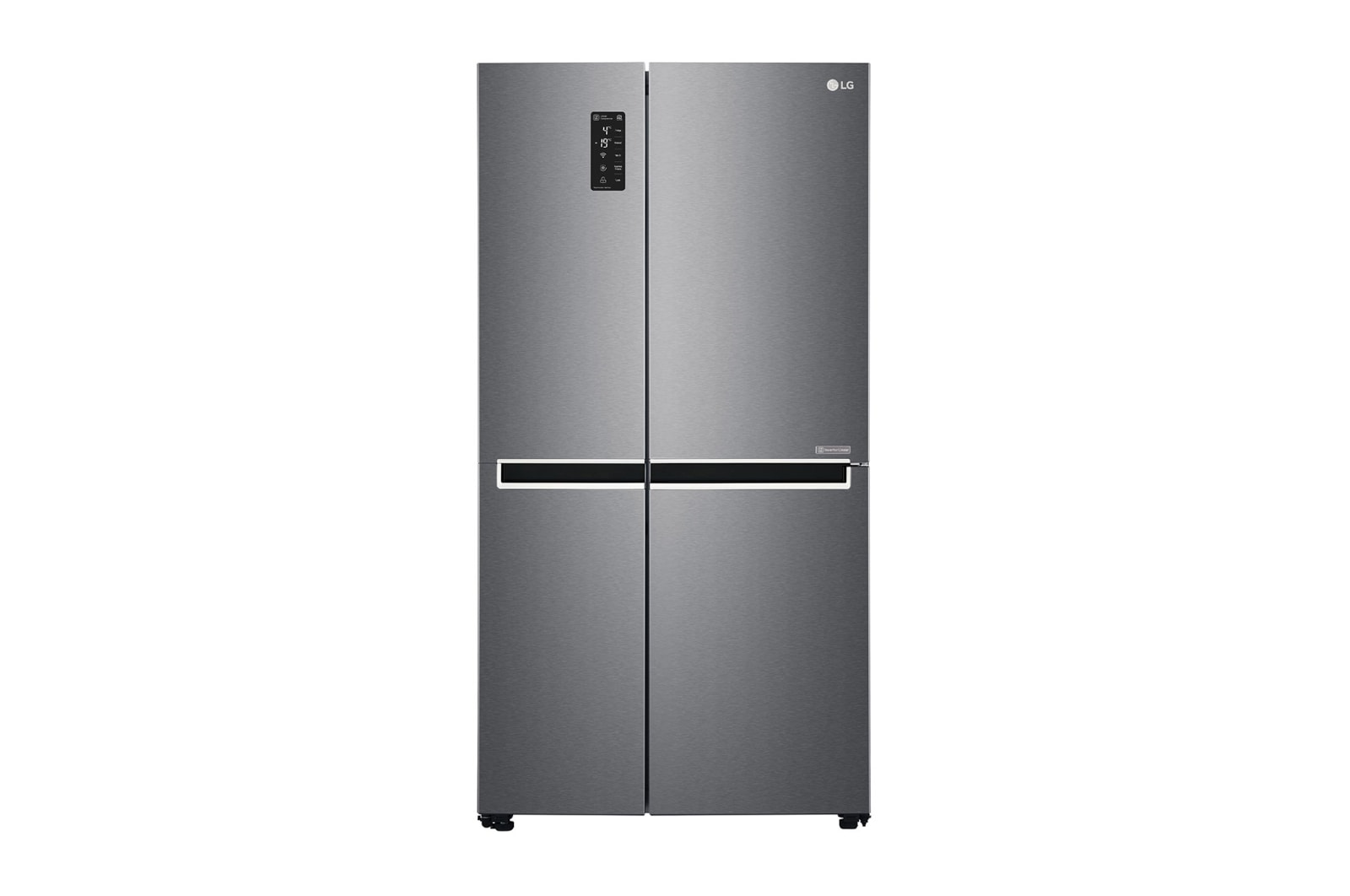Vorderseite von LG Side-by-Side mit 626 Litern Kapazität GSB470BASZ