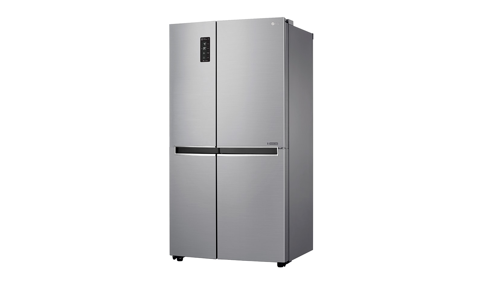 Side-by-Side mit Door-in-Door® | Eis-, Crushed Ice- und Wasserspender | 625  Liter Kapazität | Energieeffizienzklasse F | Interner Wassertank 4L | Steel  | GSJ761PZTZ - GSJ761PZTZ | LG DE