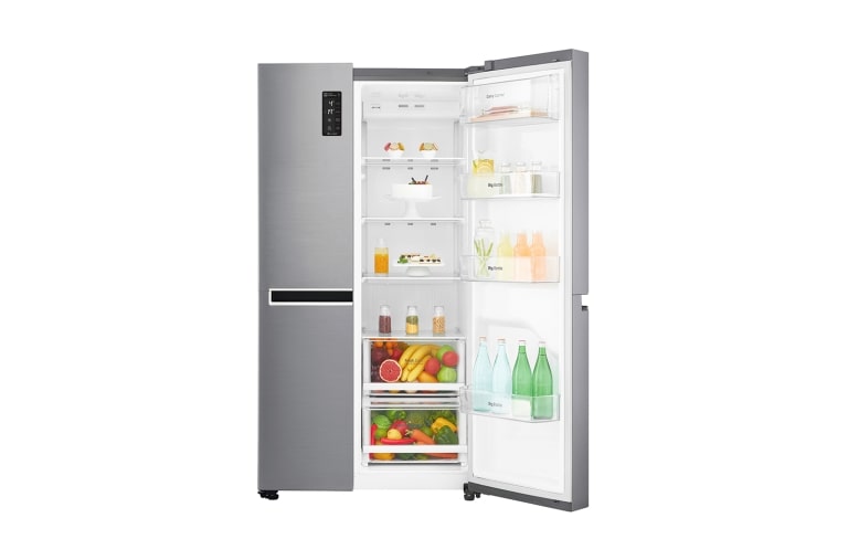 LG Side-by-Side mit 626 Litern Kapazität | Energieeffizienzklasse* F, GSB760PZXZ