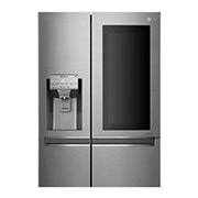 LG Side-by-Side mit InstaView Door-in-Door ®  | Eis-, Crushed Ice- und Wasserspender | 625 Liter Kapazität | Energieeffizienzklasse F | Interner Wassertank 4L | Steel | GSI961PZAZ, GSI961PZAZ