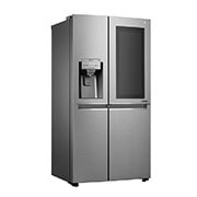 LG Side-by-Side mit InstaView Door-in-Door ®  | Eis-, Crushed Ice- und Wasserspender | 625 Liter Kapazität | Energieeffizienzklasse F | Interner Wassertank 4L | Steel | GSI961PZAZ, GSI961PZAZ