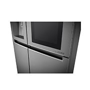 LG Side-by-Side mit InstaView Door-in-Door ®  | Eis-, Crushed Ice- und Wasserspender | 625 Liter Kapazität | Energieeffizienzklasse F | Interner Wassertank 4L | Steel | GSI961PZAZ, GSI961PZAZ