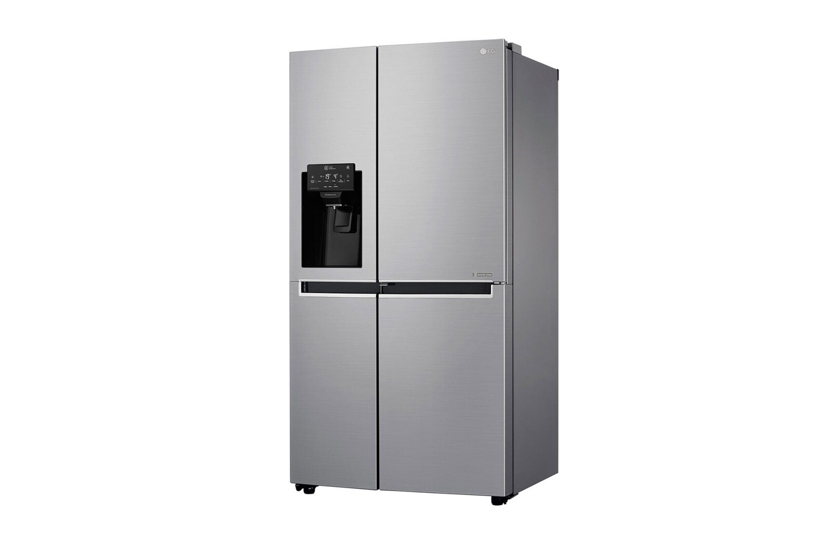 LG Side-by-Side mit Door-in-Door® |  Eis-, Crushed Ice- und Wasserspender  | 625 Liter Kapazität | Energieeffizienzklasse E | Interner Wassertank 4L | Grau | GSJ471DIDZ, GSJ471DIDZ