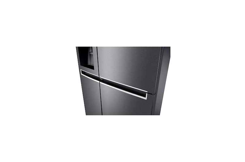 LG Side-by-Side mit Door-in-Door® |  Eis-, Crushed Ice- und Wasserspender  | 625 Liter Kapazität | Energieeffizienzklasse F | Festwasseranschluss  | Dark Graphite | GSJ470DIDV, GSJ470DIDV