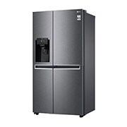 LG Side-by-Side mit Door-in-Door® |  Eis-, Crushed Ice- und Wasserspender  | 625 Liter Kapazität | Energieeffizienzklasse F | Festwasseranschluss  | Dark Graphite | GSJ470DIDV, GSJ470DIDV