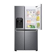 LG Side-by-Side mit Door-in-Door® |  Eis-, Crushed Ice- und Wasserspender  | 625 Liter Kapazität | Energieeffizienzklasse F | Festwasseranschluss  | Dark Graphite | GSJ470DIDV, GSJ470DIDV