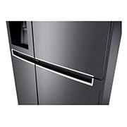 LG Side-by-Side mit Door-in-Door® |  Eis-, Crushed Ice- und Wasserspender  | 625 Liter Kapazität | Energieeffizienzklasse F | Festwasseranschluss  | Dark Graphite | GSJ470DIDV, GSJ470DIDV