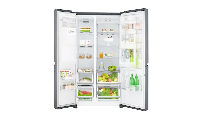 LG Side-by-Side mit Festwasseranschluss und Door-in-Door™, GSJ760PZUZ