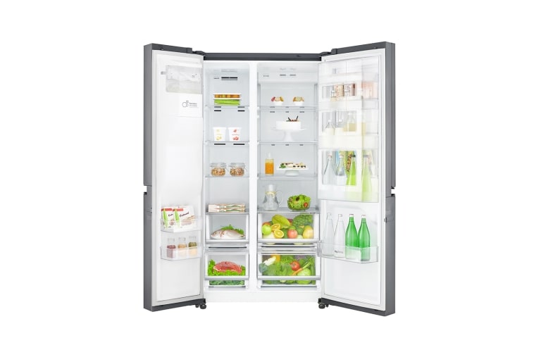 LG Side-by-Side mit Festwasseranschluss und Door-in-Door™, GSJ760PZUZ