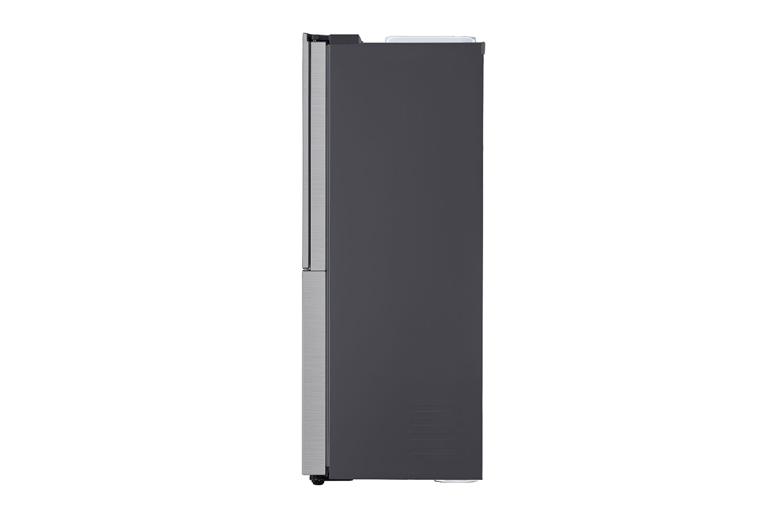 LG Side-by-Side mit Door-in-Door® |  Eis-, Crushed Ice- und Wasserspender  | 625 Liter Kapazität | ​Energieeffizienzklasse​ F | Festwasseranschluss | Steel | GSJ760PZZZ, GSJ760PZZZ