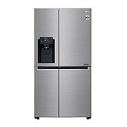 LG Side-by-Side mit Door-in-Door® |  Eis-, Crushed Ice- und Wasserspender  | 625 Liter Kapazität | ​Energieeffizienzklasse​ F | Festwasseranschluss | Steel | GSJ760PZZZ, GSJ760PZZZ