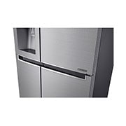 LG Side-by-Side mit Door-in-Door® |  Eis-, Crushed Ice- und Wasserspender  | 625 Liter Kapazität | ​Energieeffizienzklasse​ F | Festwasseranschluss | Steel | GSJ760PZZZ, GSJ760PZZZ