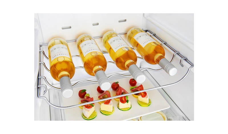 LG Side-by-Side mit Door-in-Door® |  Eis-, Crushed Ice- und Wasserspender  | 625 Liter Kapazität | Energieeffizienzklasse F | Interner Wassertank 4L | Steel | GSJ761PZTZ, GSJ761PZTZ