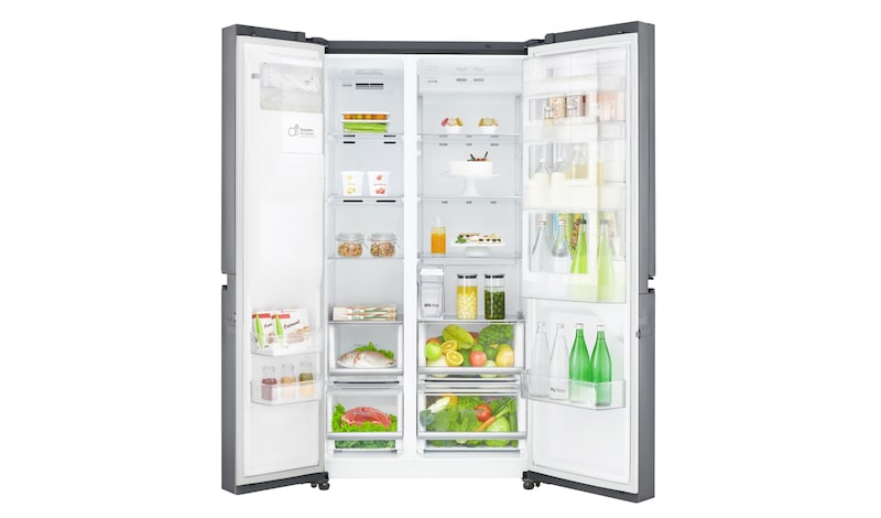 LG Side-by-Side mit Door-in-Door™ und Total No Frost, GSJ761PZUZ