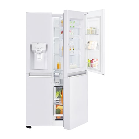 LG Side-by-Side ohne Festwasseranschluss und Door-in-Door™ - GSJ761SWXZ | LG  DE | Side-by-Side Kühlschränke