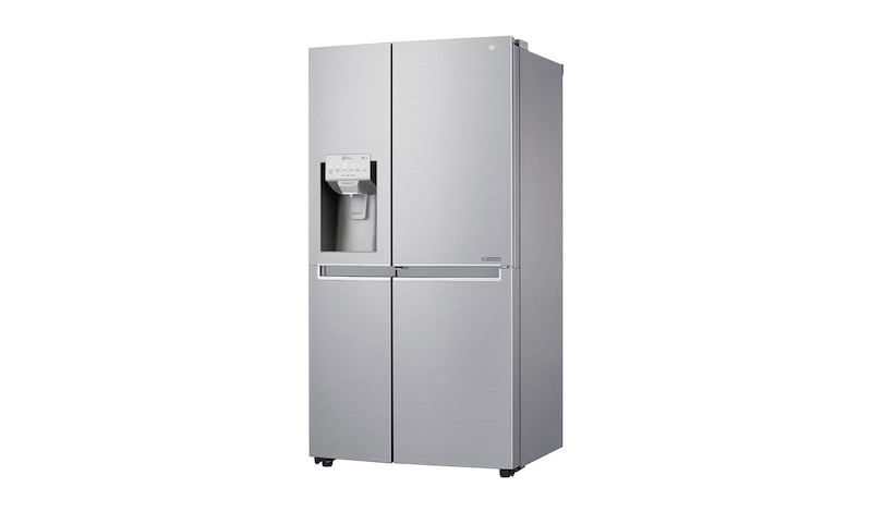 LG Side-by-Side mit Door-in-Door® |  Eis-, Crushed Ice- und Wasserspender  | 625 Liter Kapazität | Energieeffizienzklasse F | Interner Wassertank 4L | Edelstahl | GSJ961NEAZ, GSJ961NEAZ