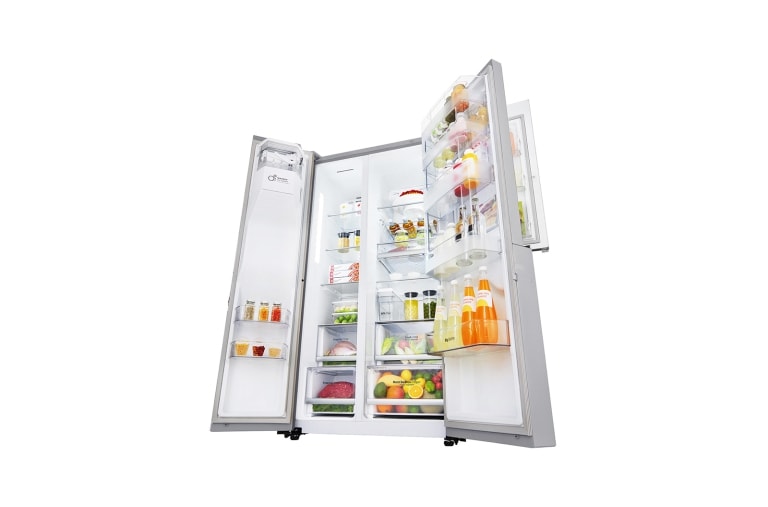 LG Side-by-Side mit Door-in-Door™ und Pure N Fresh | Energieeffizienzklasse* F, GSJ961NEBZ
