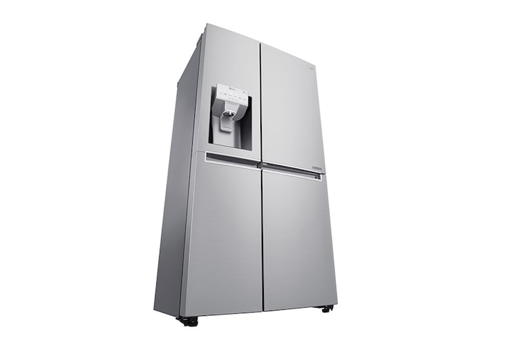 LG Side-by-Side mit Total No Frost | Eis-, Crushed Ice- und Wasserspender| Energieeffizienzklasse*  F, GSJ961NSUZ