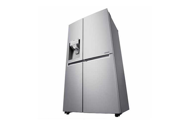 LG Side-by-Side mit Total No Frost | Eis-, Crushed Ice- und Wasserspender| Energieeffizienzklasse*  F, GSJ961NSUZ