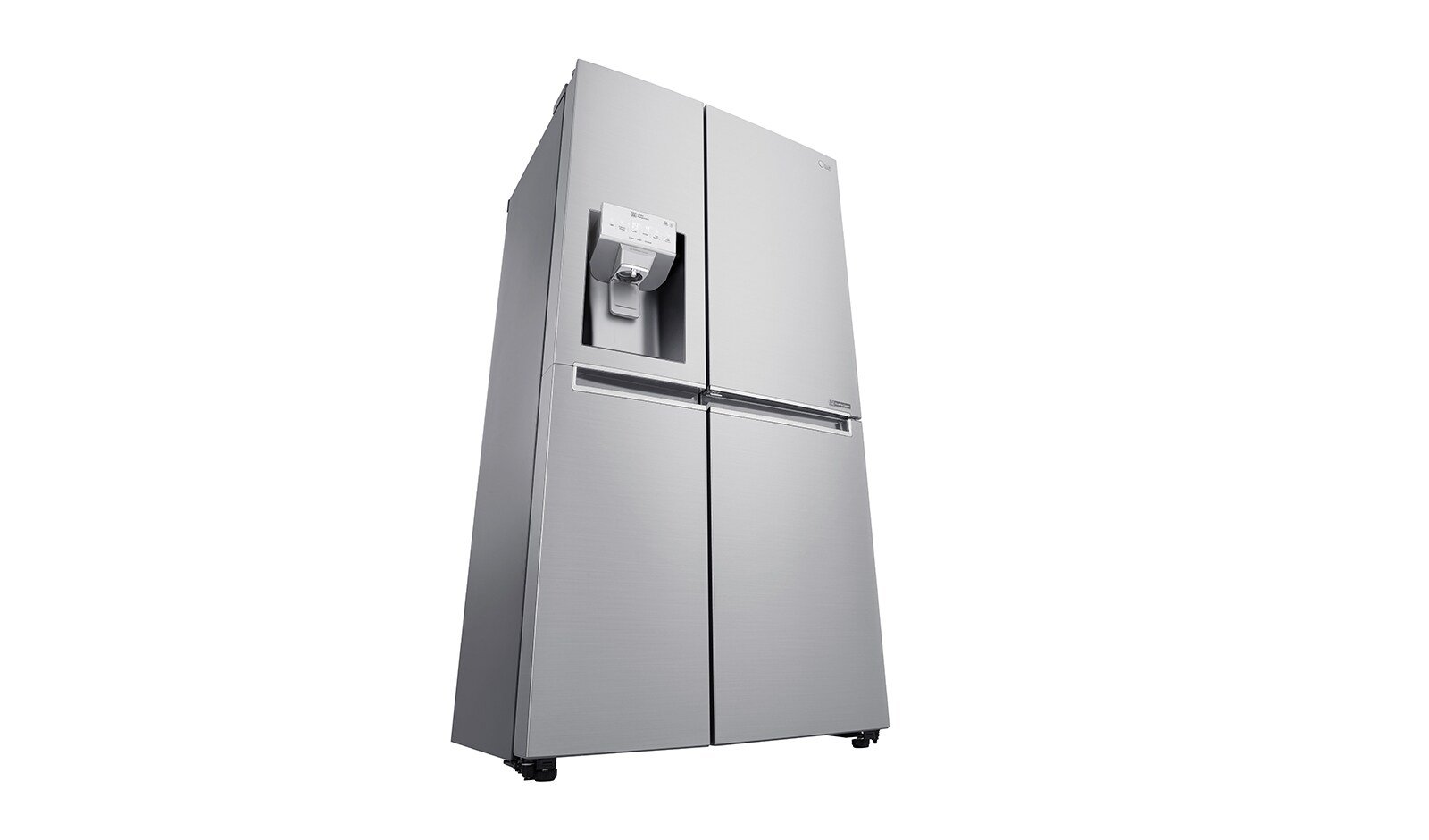 LG Side-by-Side mit Total No Frost | Eis-, Crushed Ice- und Wasserspender| Energieeffizienzklasse*  F, GSJ961NSUZ