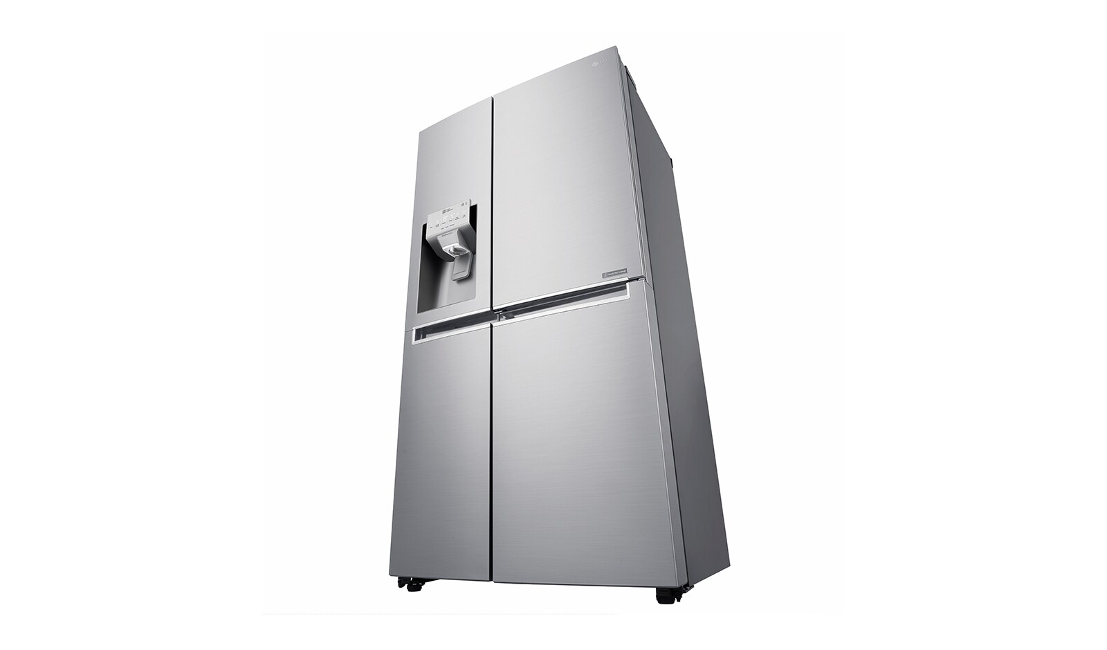 LG Side-by-Side mit Total No Frost | Eis-, Crushed Ice- und Wasserspender| Energieeffizienzklasse*  F, GSJ961NSUZ