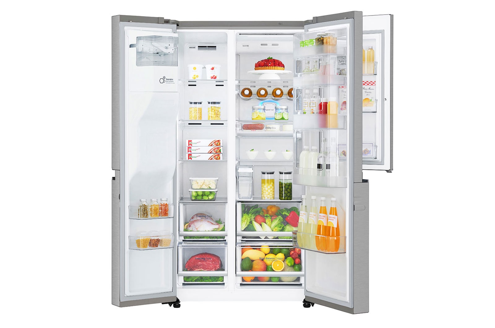 LG Door-in-Door | Kein Festwasseranschluss| Total No Frost | LinearCooling™, GSJ961NSZZ