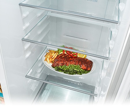 LG Side-by-Side-Kühlschrank mit Eis- und Wasserspender und Total No Frost Technologie, GSL325PZCV